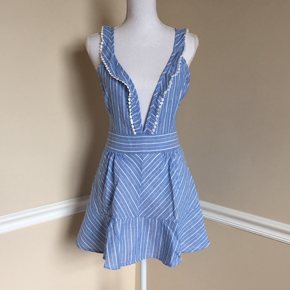 Mini Plunge Boho Dress - Picture 4 of 8